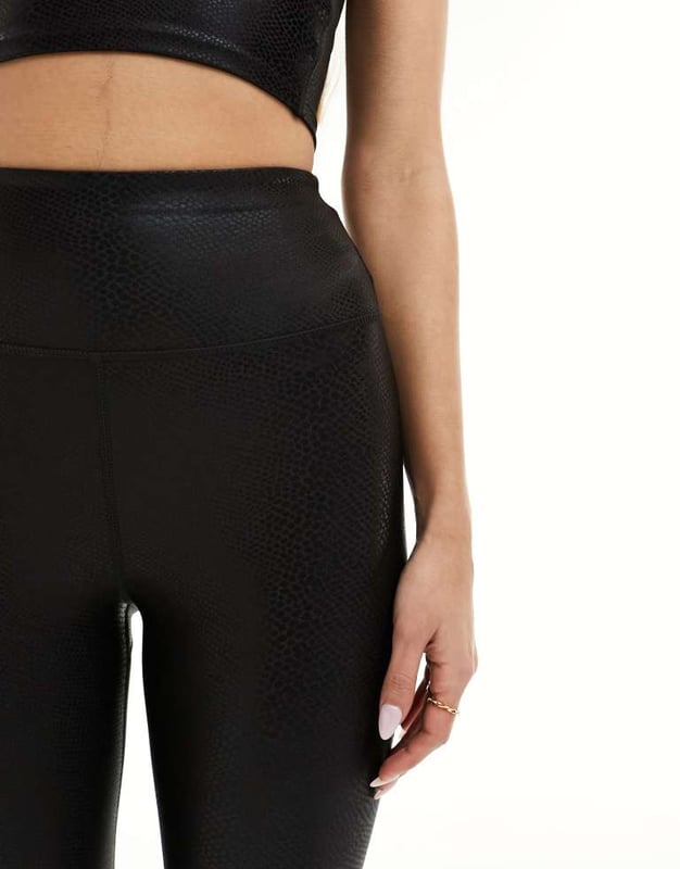 Trousers & Leggings by ASOS 4505 Stretch in style High rise Elasticated waistband 7/8 length Bodycon fitSold By: Asos