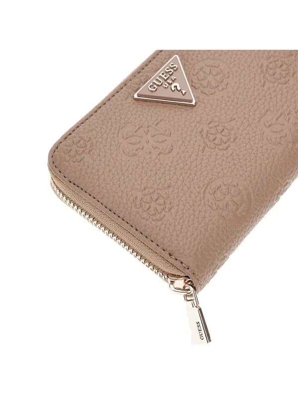 Leather Wallet Guess Portemonnaie Damen Beige Leather Guess - Main Image