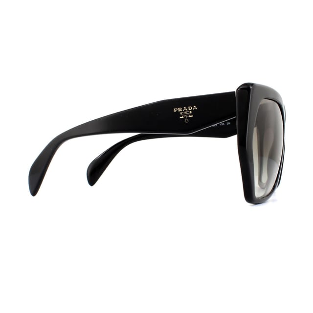 Prada Sunglasses PR 16RS 1AB0A7 Black Grey Gradient