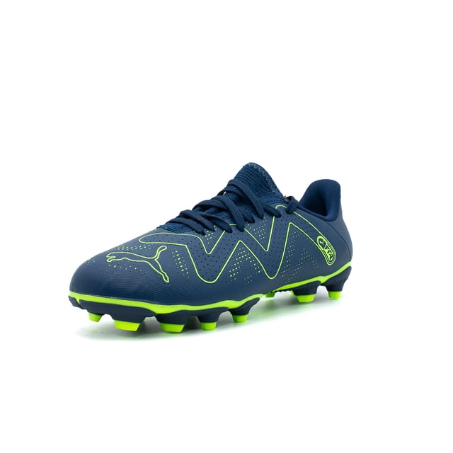 Farbe: Blau, Grün Obermaterial: Synthetisches Material Innen: Stoff Sohle: Synthetik, mit Stollen Verschluss: Schnürsenkel Passform: Normal Verwendung: Fußball