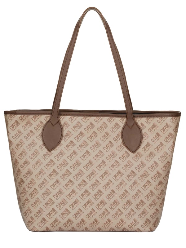 100% polyurethaan; Breedte: 46 cm, hoogte: 30 cm Cavalli Class-tas;  Model: CCHB00092 C00;  Hoogwaardige afwerking;  Sluiting: drukknoop;  Twee handvatten;  Eén hoofdvak binnenin;  Een klein vakje aan de binnenkant;  Een klein tasje met ritssluiting, vastgemaakt met een haak en lint in de binnenzak;  Afmetingen (cm): 46 x 30 x 14,5;  Cavalli Class-logodetails