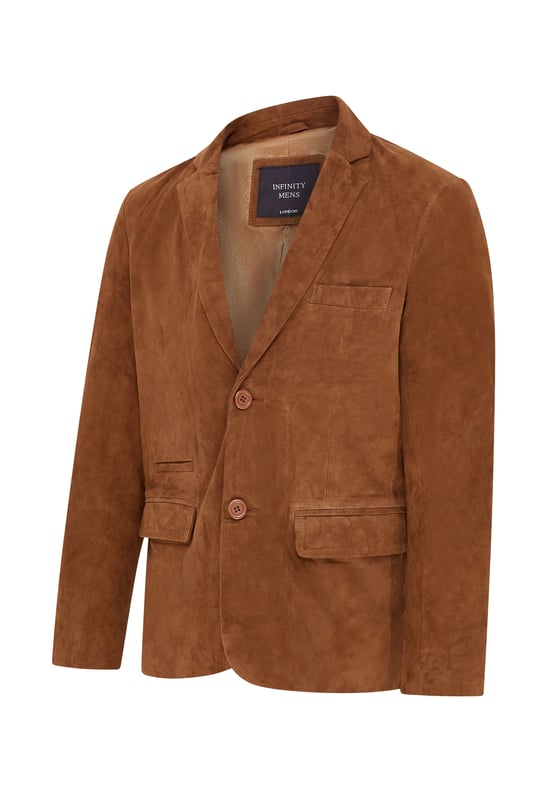 Heren Echt Leer Blazer Zachte Echte Italiaanse Tailor Vintage Jas, bruin, 3XL Heren Echt Leer Blazer Zachte Echte Italiaanse Tailor Vintage Jas, bruin, 3XL