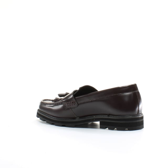 Ben Sherman Hyde Slip-On Purple Smooth Leather Mens Shoes BEN3340 BORDO L30