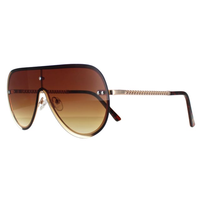Las gafas de sol Guess Shield Womens Gold Brown Gradient GF0400 tienen una seductora silueta de escudo que añade un toque de glamour a cualquier conjunto. La montura, ligera pero resistente, está elaborada con una precisión meticulosa y adornada con el emblemático logotipo de Guess en las patillas, lo que la convierte en una marca de gusto refinado y calidad. Estas gafas de sol no son sólo una declaración de moda, sino que dan prioridad a la protección ocular, con lentes de alta calidad que ofrecen una excelente protección, garantizando tanto el estilo como la seguridad.