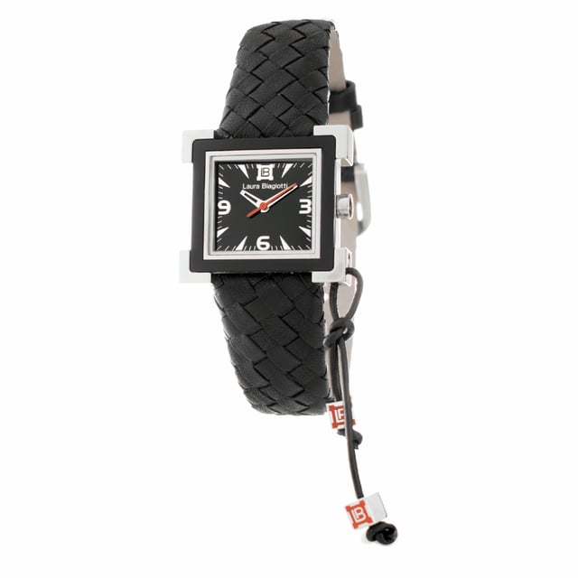Laura Biagiotti LB0040L-01 - Damenuhr Quarz aus Edelstahl• Material: Edelstahl• Glas: Mineral• Armband: Leder• Farbe: Silber Schwarz• Wasserbeständigkeit: 0 m (0 ATM)• Gehäusegröße: 29 mm