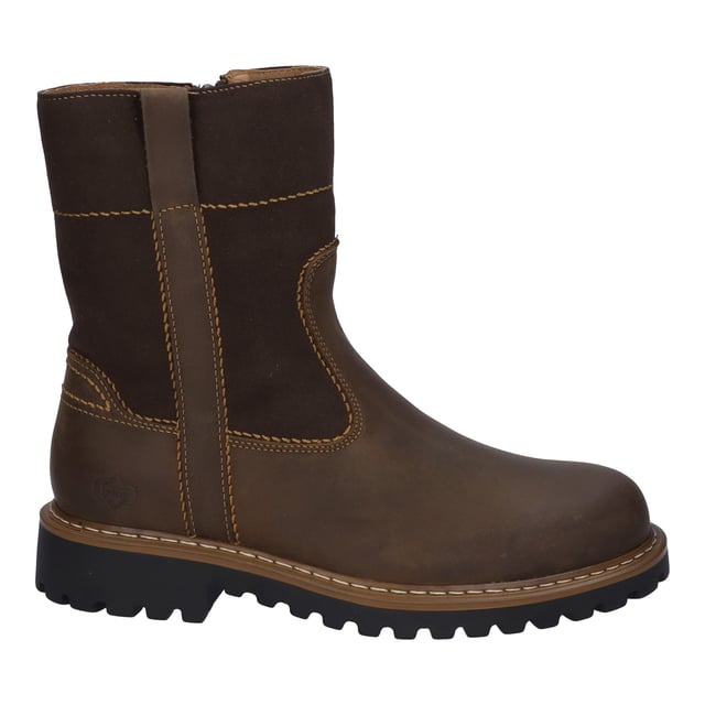 Las botas están fabricadas con piel de vaca fina, lo que los hace muy duraderas. Para el invierno, estas botas por su cálido forro de piel de cordero. La práctica cremallera sirve para una sujeción firme en el zapato. El tipo de fabricación AGO garantiza un zapato ligero y estable. Gracias a la anchura de zapato G nuestras botas ofrecen gran amplitud para los pies normales. El modelo Chance es el compañero perfecto para sus momentos de ocio.