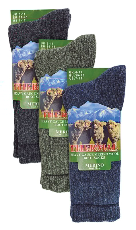 Mens thick wool boot socks discount