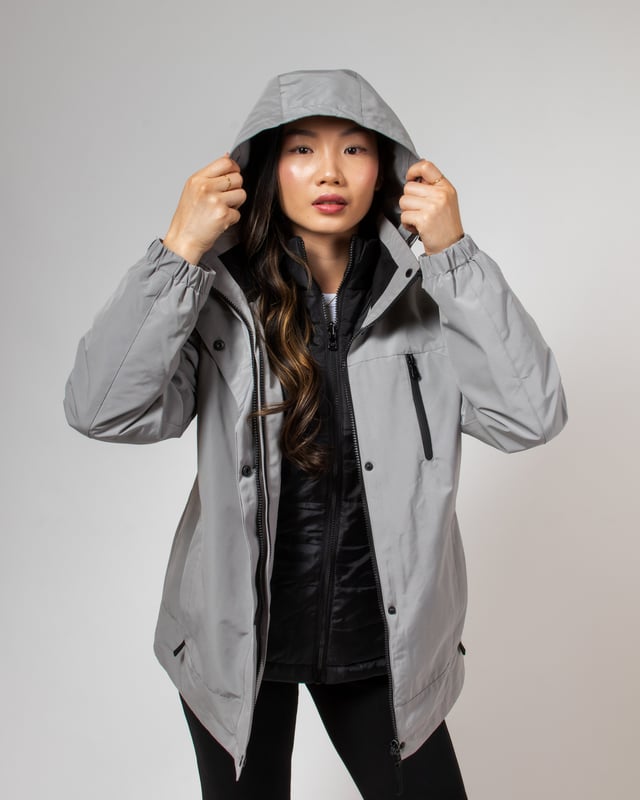 Calvin klein 3 in 1 jacket water resistant discount
