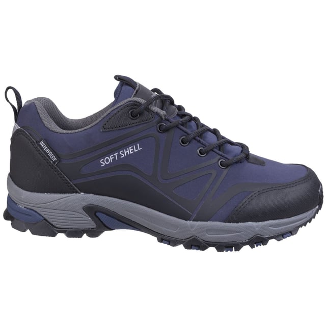 Lightweight and breathable hill and trail walking hiking shoe. A waterproof membrane keeps feet dry whilst a memory foam foot bed moulds and cushions the feet, keeping adventurous feet comfortable.