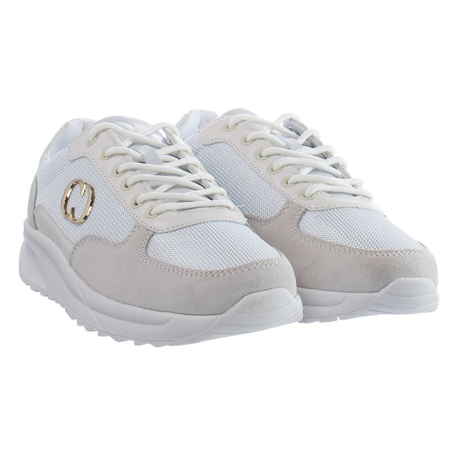 Criminal Damage Chase Lace-Up White Synthetic Mens Trainers CHASE_TRAINER_WHITE