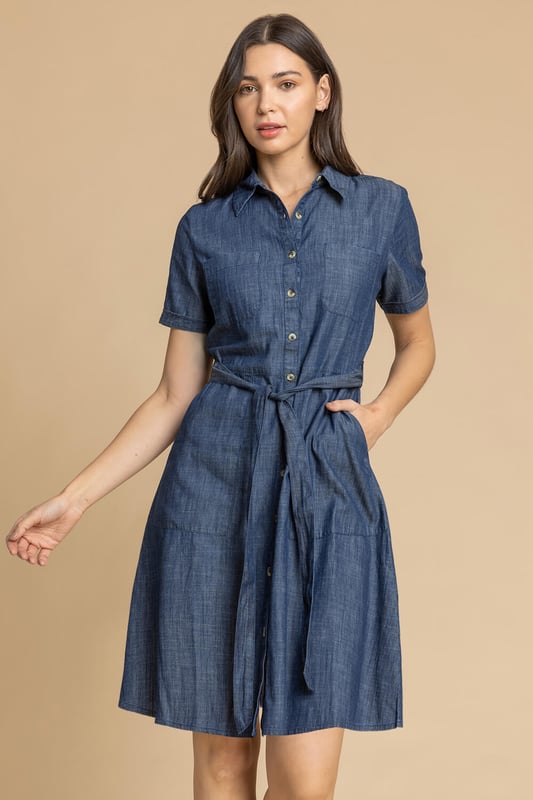 Roman denim dress online