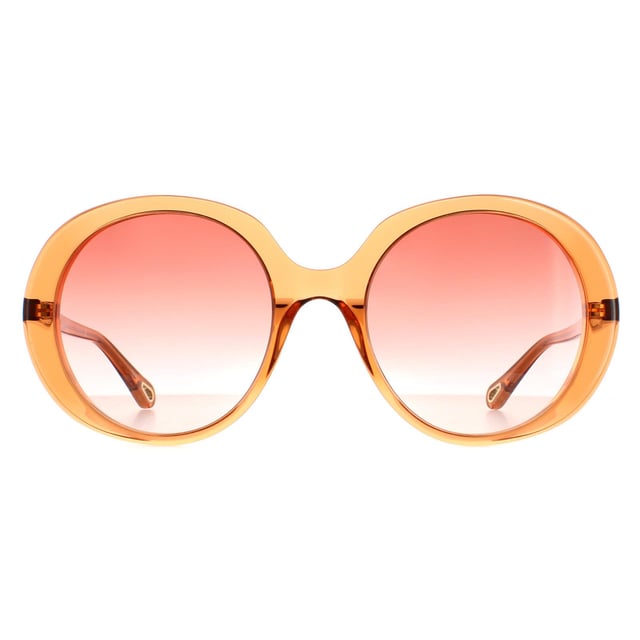 Las gafas de sol Chloe Oval gradiente naranja oscuro transparentes Ch0007S para mujer son un glamuroso modelo ovalado elaborado en acetato ligero. El logotipo de Chloe está grabado en las patillas para mayor autenticidad.