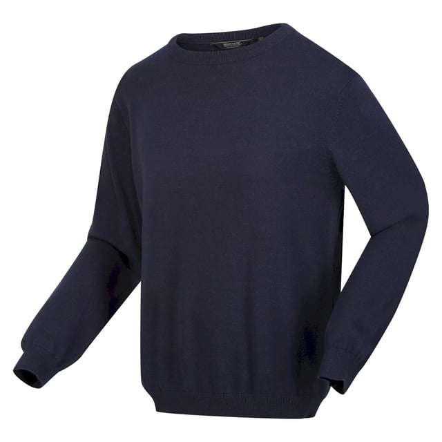 Material: 100% Cotton. Fabric: Jersey, Soft Touch. Design: Knitted. Hem: Ribbed. Neckline: Crew Neck, Ribbed. Sleeve-Type: Long-Sleeved. Cuff: Ribbed. Fastening: Pull Over. Sustainability: Eco Friendly, Sustainable Materials.