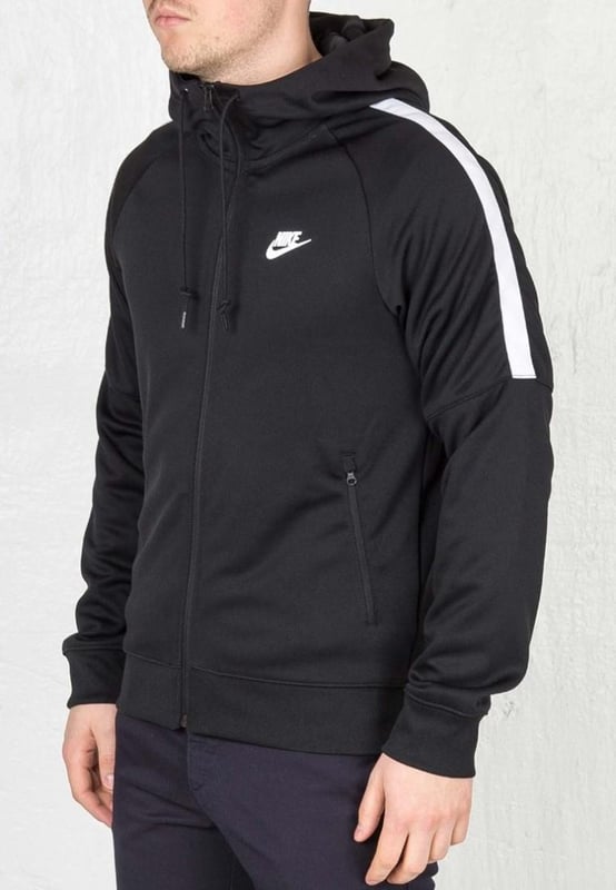 Nike Mens Tribute Hooded Tracksuit in Black