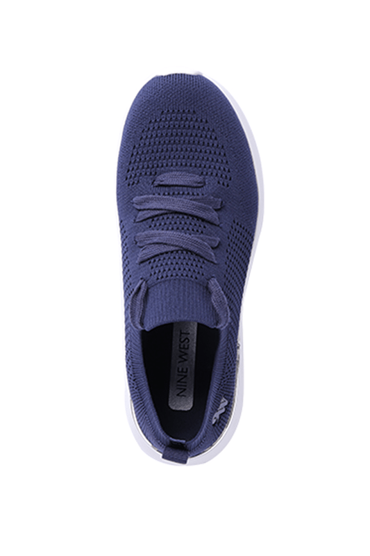 Nine West Women s Adashi Navy Slip On Trainer