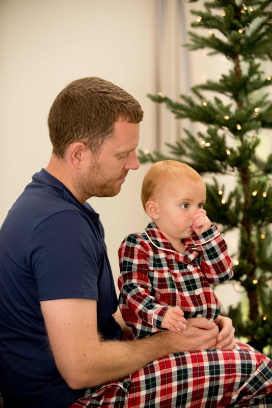 Baby Boys Christmas Check All-In-One Pyjamas
Ensure a sound night's sleep with our adorable Red Woven Tartan All-In-One Pyjamas, ideal for night-time wrigglers. The one-piece style keeps babies covered throughout the night, while super soft cotton is gentle on delicate skin.
It’s easy to create mini-me looks with our Christmas Check  range as coordinating styles are also available in our Adult, Family, Boys and Girls Ranges.
Features
All-over Tartan
Soft woven brushed cotton
Contrast piping detail
Classic collar
Long sleeves
Pocket to front
Popper leg opening for easy changing
Button front.