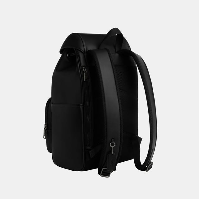 Racer Backpack in Smooth Leather,  Length: 26.00 cm,  Width: 16.00 cm,  Height: 41.00 cm