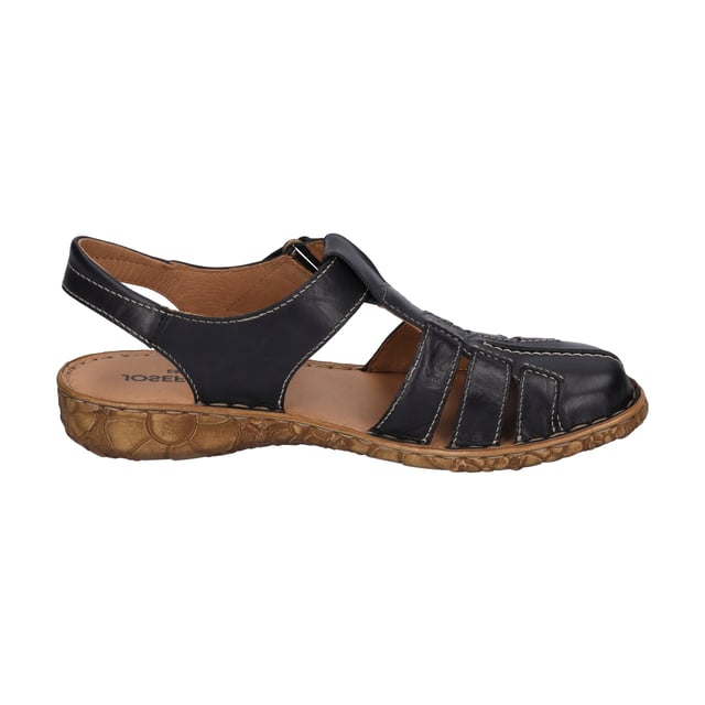 De sandaal is gemaakt van fijn kalfsleer en is daardoor bijzonder stevig. De klittenbandzorgt voor een stevige grip in de schoen. Het uitgebreide handstikken is een typische fabricagemethode van onze schoenen. Met de G-schoenbreedte is de sandaal Rosalie 48 ideaal voor de voeten. Ga je gang met Rosalie 48.