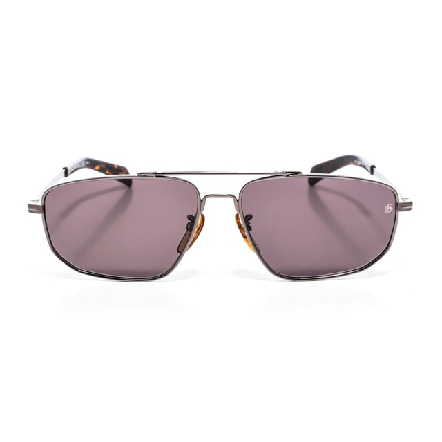 7049GS Metal Frame Sunglasses

 Shape and design:
 - These David Beckham glasses have a rectangular silhouette.

 Frame material:
 - The frame of these glasses is made of metal.
 - The use of metal provides durability and lightness to the frame.
 - This makes the glasses durable and comfortable to wear.

 Metal temples:
 - The temples are also made of metal, matching the frame material.
 - The metal on the temples adds solidity and stability to the structure of the glasses.

 Brand details:
 - DB brand engraving on the lens.
 - These design elements help to clearly identify the model as part of the David Beckham eyewear collection.

 Glasses:
 - The lenses are of high quality.
 - These lenses provide excellent UV protection and sharp, clear vision.
 Measures: Lens height: 40 mm. Lens width: 59 mm. Bridge: 15 mm. Temples: 145 mm.
 Composition: Metal
 Care:
Use a soft, clean microfiber cloth to clean your sunglasses. This type of cloth will not scratch the lenses.
 Avoid using abrasive cleaning products, detergents, alcohol or acetone, as they can damage lenses and anti-reflective treatments.