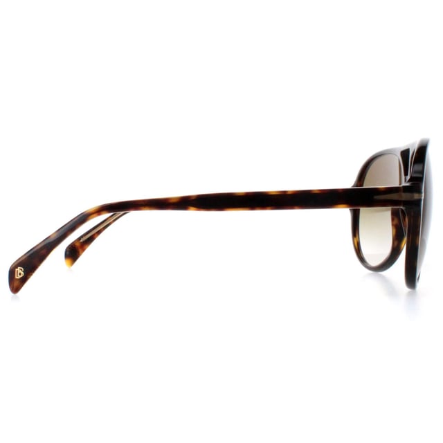 David Beckham Aviator Mens Havana Brown Gradient DB1091/S  Sunglasses are where impeccable style meets unparalleled functionality. Crafted with meticulous attention to detail, these sunglasses boast a modern yet timeless design that effortlessly captures Beckham's iconic flair. The sleek and lightweight frame is complemented by striking lenses, offering both protection from harmful UV rays and a touch of bold sophistication. Whether you're strolling through the city streets or lounging poolside, the sunglasses elevate any ensemble with a dash of Beckham's signature charm and charisma.