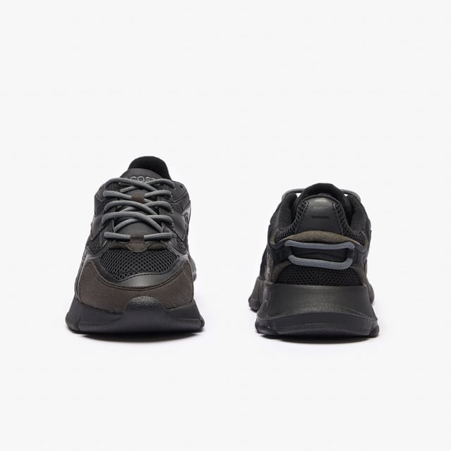 • Synthetic and mesh upper • Faux leather and suede overlays • Lace fastening • Loop to rear • Lacoste branding to side • Crocodile branding to side heel • Chunky outsole.
