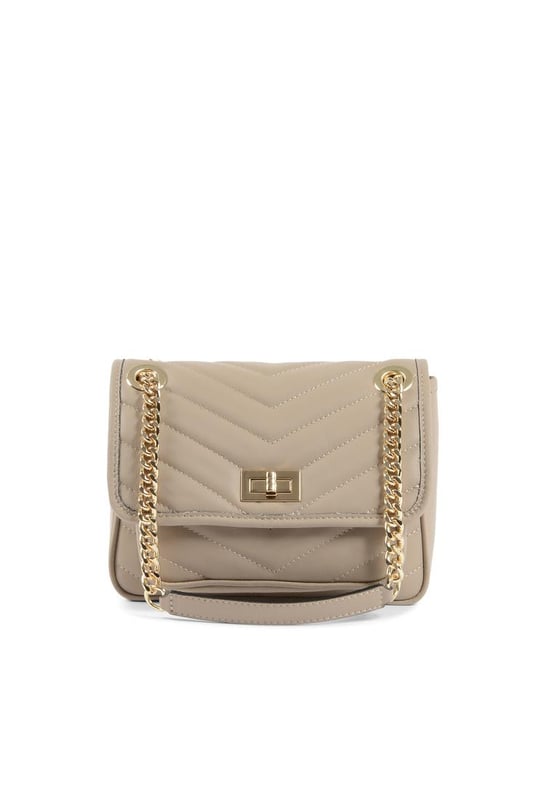 Marca: V Italia.
  Modelo: 10507 SAUVAGE MARMO.
  Color: Beige.
  Composicion: 100% piel.
  Medidas: 22x16x13 cm.
  Made in Italy.
  Temporada: Todas las estaciones.
  Genero: Mujer.
