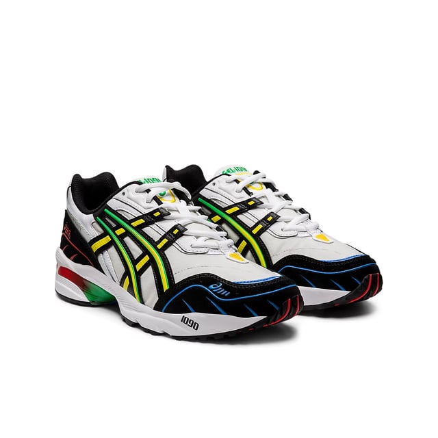Asics fluorescent trainers hotsell