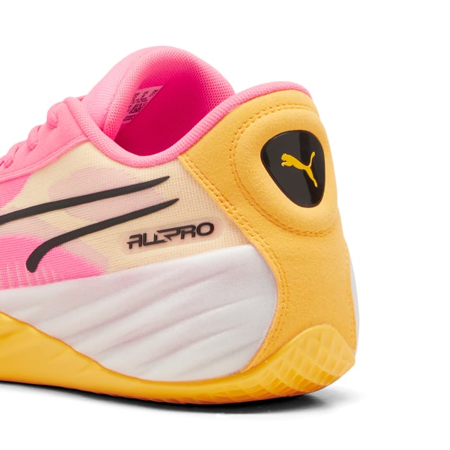 PRODUCT STORY: The All-Pro NITRO™ 2 brings an innovative approach to the basketball footwear space with a full NITROFOAM™ drop-in midsole and an engineered mesh upper. This evolution of our original All-Pro shoe is sleek, fast paced and ready to perform at the highest level. FEATURES & BENEFITS: NITROFOAM™: Advanced nitrogen-injected foam designed to provide superior responsiveness and cushioning in a lightweight package. DETAILS: Mesh upper with multi-zoned materials for targeted support, breathability and comfort; NITROFOAM™ drop-in midsole with EVA rim; Rubber outsole with anti-slip traction pattern; Regular fit; PUMA branding details.
