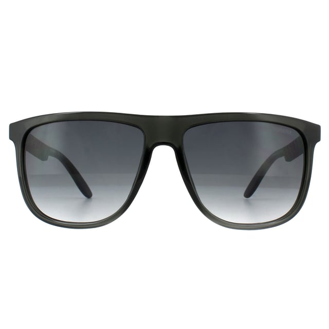 Las gafas de sol Carrera 5003 DDL/JJ Dark Gray Gradient tienen un estilo retro clásico y la montura es muy ligera y cómoda de llevar.