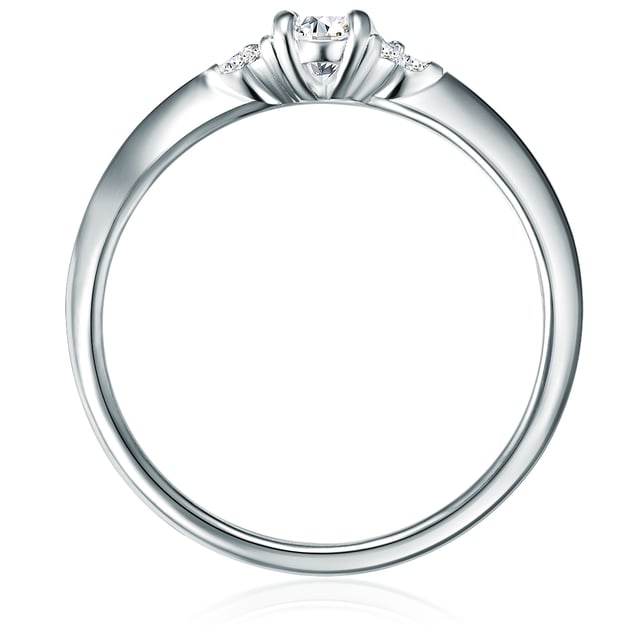 There are moments that we remember for a lifetime. With this noble engagement ring from the jewelry manufacturer Tresor 1934, you will certainly put a smile on your face when you request your dream woman. The solitary ring made of 925 sterling silver sparkles almost magically like a star in the sky. Even in the smallest incidence of light, the light breaks out in the high -quality, cut zirconia stones. The classic design conquers every women's heart in the storm, so the only answer remains an excited thing: "Yes, I want!" With this ring you prove taste and stylish, because it can be combined universally with every modern outfit. A loving idea for Valentine's Day or birthday for her heart.
