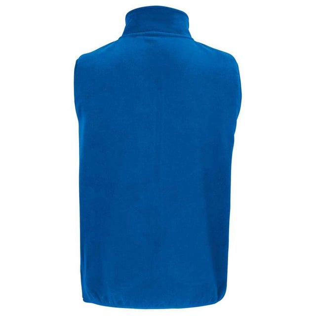 100% Recycled Polyester. Fabric: Microfleece. Design: Plain. 280gsm. Fabric Technology: Anti-Pilling. Bound Armholes, Tearaway Label, Unlined. Cuff: Elasticated. Neckline: High-Neck, Reinforced, Taped. Sleeve-Type: Sleeveless. Pockets: 2 Side Pockets, Zip. Fastening: Full Zip. Hem: Bound, Elasticated. Sustainability: ACCORD, Amfori, BSCI, Fair Wear Approved, GRS Certified, Made from Recycled Materials, Oeko-Tex Standard 100 Certified, PETA-Approved Vegan, REACH, SAC Approved. XS: 36 in. S: 38 in. M: 40 in. L: 42 in. XL: 44 in. XXL: 47 in. 3XL: 49 in. 4XL: 52 in. 5XL: 55 in.