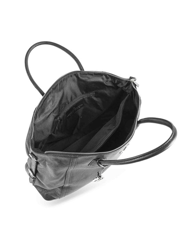 By: V Italia - Detail: CE01 DOLLARO NERO - Colour: Black - Composition: 100% LEATHER - Measures: 50x33x16 cm - Made: ITALY