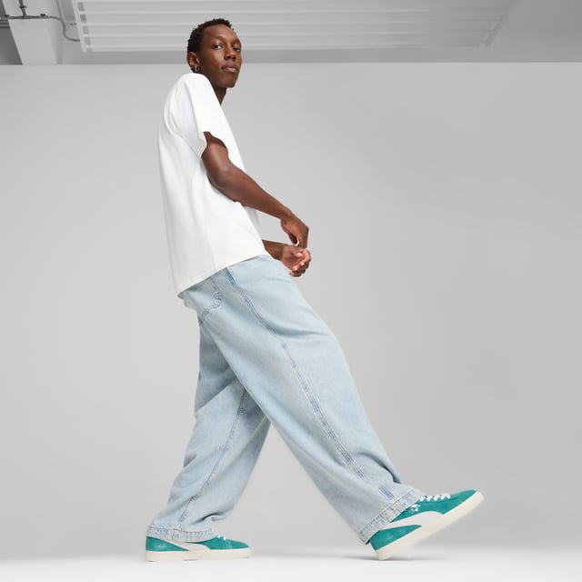 PRODUCT STORY: More than just a sneaker – the Clyde is a true icon from the PUMA archive. Just like its namesake, Walt “Clyde” Frazier, the Clyde embodies fashion, culture, and basketball heritage with confidence and flair. This year marks the 50th anniversary of the famed silhouette, and the Clyde OG stays true to the classic using suede on the upper. FEATURES & BENEFITS: PUMA’s leather products support responsible manufacturing via the Leather Working Group. DETAILS: Full suede upper; Gold foiled and debossed PUMA Clyde branding on quarter; Suede tongue with PUMA woven label; Synthetic lining and sockliner; Rubber midsole; Rubber outsole.