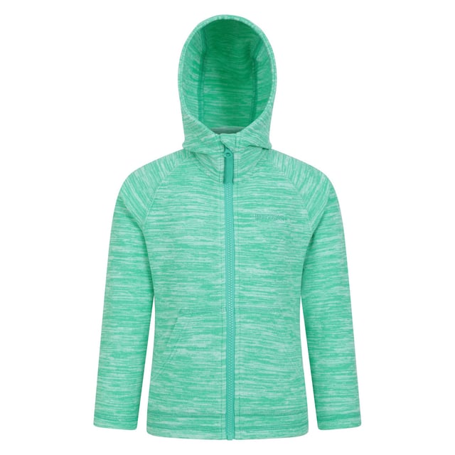 Fabric: Microfleece, Soft Touch. Design: Logo, Melange. Hood Features: Grown On Hood. Fabric Technology: Lightweight. Neckline: Hooded. Sleeve-Type: Long-Sleeved. Pockets: 2 Front Pockets. Fastening: Front Zip.