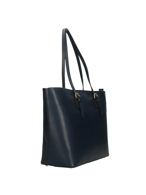 Bolso bandolera para mujer en piel genuina saffiano. Producto artesanal italiano. Hecho en Italia