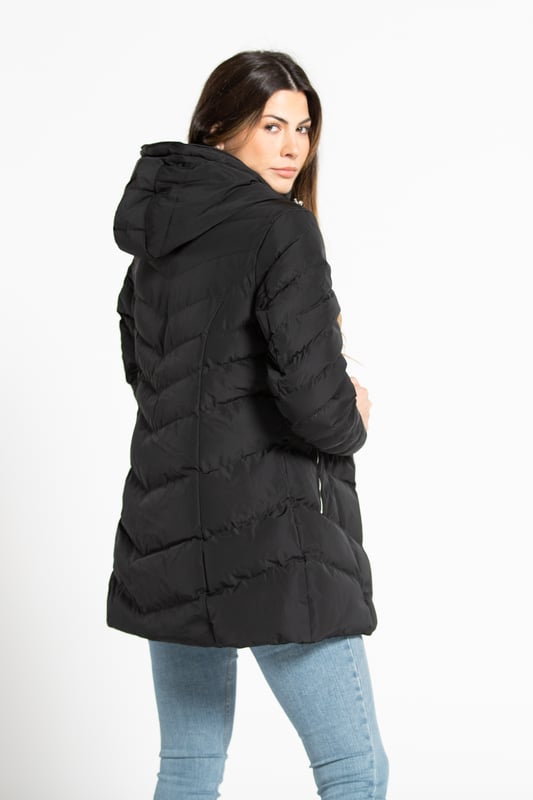 Longline Puffer Jacket
