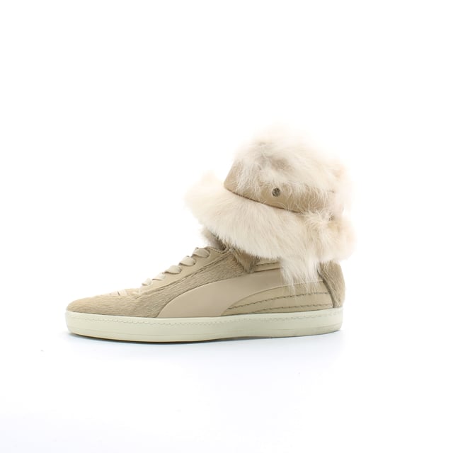 Puma Alexander McQueen Joustesse Buckle Beige Cuero Trainers para mujer 353871 03