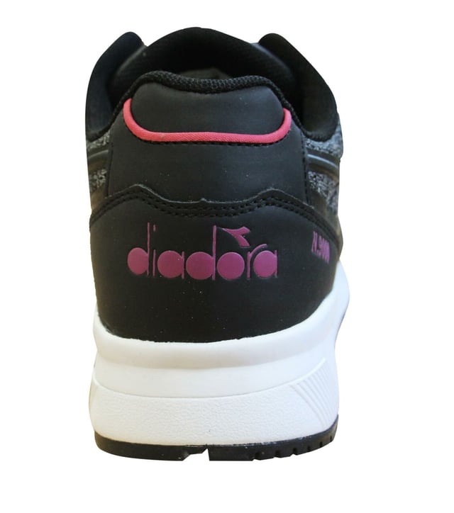 Diadora N9000 Moderna Mens Entrenadores Black Lace Up Shoes C7096