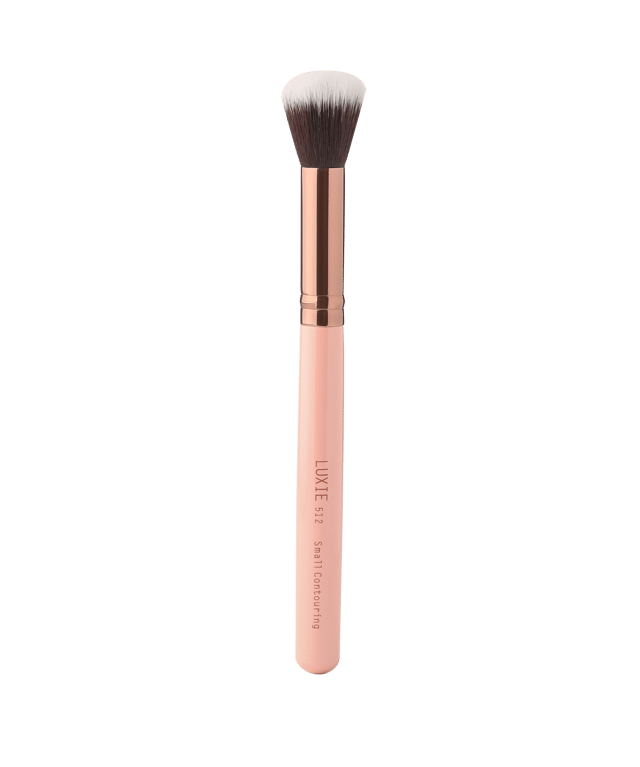 The Small Contouring Brush is small, dense, and rounded brush ideal for applying cream or powder contour products to the hollows of your cheeks and face for a perfectly defined look.