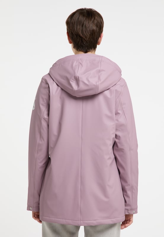 Grijs, nat en koud? Geen probleem, zolang de bovenkleding maar goed is. Het met geweven bont gevoerde regenjack van myMo houdt je droog en warm zonder in te boeten aan een stijlvolle look. De heldere kleuren trotseren de winterse grijsheid, terwijl de coating en gesealde naden van het buitenmateriaal de trendy Friese nerts een functionaliteit geven die de tand des tijds door weer en wind zal doorstaan. Een binnenvoering van zacht geweven bont, die ook in de capuchon zit, zorgt voor behaaglijke warmte. Over de capuchon gesproken: het chique koord met kleurrijke uiteinden en kwastjes is net zo opvallend als de uitgebreide accessoires met reliëf.
