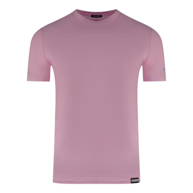 Rock the Streetstyle con esta camiseta DSquared2. Cuenta con un logotipo azul en negrita en la manga izquierda. �Destaca entre la multitud y muestra tu estilo unico con esta pieza de estado de moda! Fit el estiramiento 95% algodon, 5% elastane, manga corta, un ajuste delgado de cuello de la tripulacion, se ajusta al tama�o de la marca, logotipo de la marca en la manga, hecha en la camiseta de manga corta de Italia, codigo de estilo de recoleccion de ropa interior: D9M204730 669
