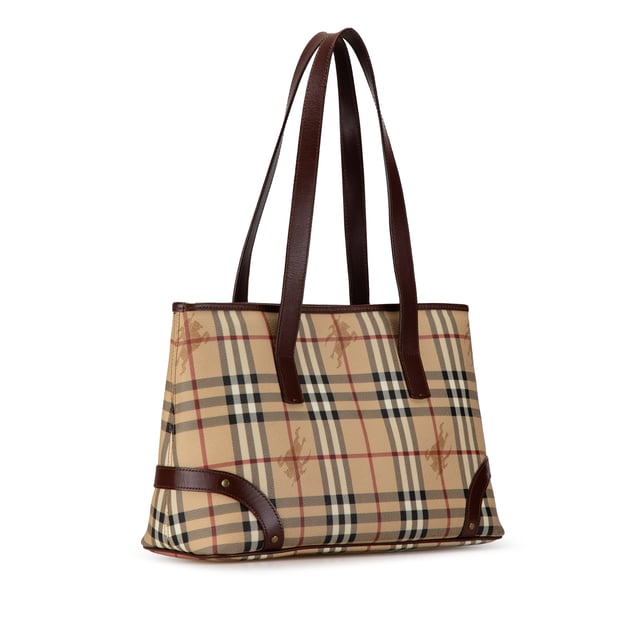 Burberry haymarket tote bag clearance