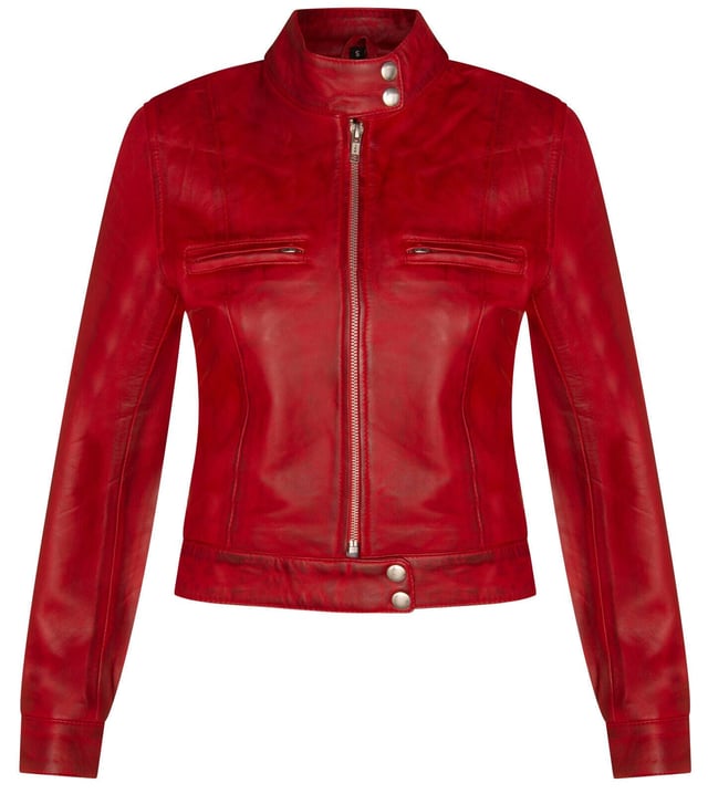 Soft leather moto jacket sale