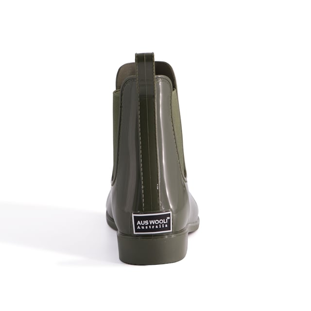 Durable and long lasting pvc material

100% waterproof
Elastic gusset for fitting easier
Practical styling with some extra fashionable features


FREE Sheepskin insole for extra warmth and comfort

100% brand new and high quality, comes in a branded box, suitable for gift