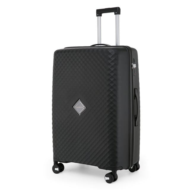 Reis in tijdloze stijl met onze Hard Shell Black Classic Suitcases, ontworpen voor zowel praktisch als elegant. Gemaakt van hoogwaardige materialen, is deze set gebouwd om te voldoen aan de behoeften van frequente reizigers, en combineert robuuste functies met een strakke afwerking. Kenmerken: Duurzame polypropyleenconstructie: Lichtgewicht en veerkrachtig, biedt superieure bescherming voor uw bezittingen. Veilig TSA-goedgekeurd slot: Zorgt ervoor dat uw bagage geschikt is voor reizen en dat uw spullen veilig zijn tijdens het transport. 4x soepele dubbele wielen: Biedt moeiteloze 360° mobiliteit voor soepele navigatie door luchthavens en drukke gebieden. Ergonomische telescopische handgreep: Ontworpen voor een comfortabele en stevige grip tijdens gebruik. Doordacht interieurontwerp: Inclusief spanriemen, een scheidingswand met rits en compartimenten om uw spullen netjes georganiseerd te houden. Beschikbare maten en specificaties: Cabine: Afmetingen: 36 x 24 x 55 cm Gewicht: 2,50 kg Capaciteit: 41L Medium: Afmetingen: 42 x 25,5 x 64,5 cm Gewicht: 3,40 kg Capaciteit: 61L Groot: Afmetingen: 47 x 30 x 75 cm Gewicht: 4,30 kg Capaciteit: 96L Deze klassieke koffers zijn perfect voor elke gelegenheid, of u nu op zakenreis gaat, een weekendje weg gaat of een lange vakantie hebt. Met zijn stevige constructie, soepele manoeuvreerbaarheid en veilige vergrendelingssysteem kunt u met vertrouwen en gemak reizen. - Let op: Selecteer de gewenste maat. Maten worden afzonderlijk verkocht, niet in sets.