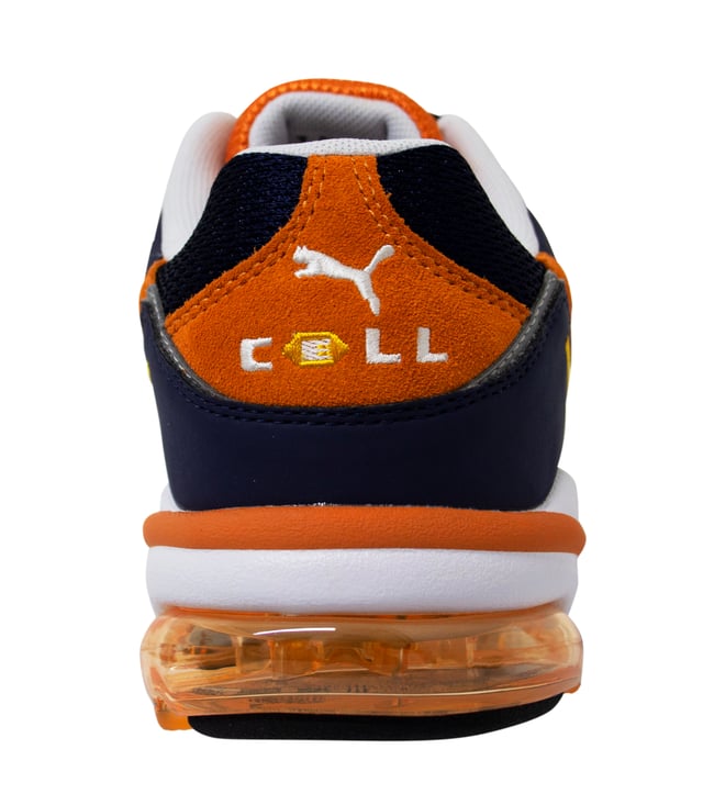 Puma Cell Ultra OG Mens Navy Orange Trainers