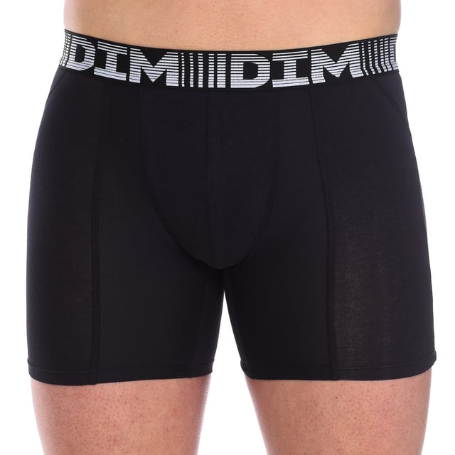 Pack of two Cotton 3D Flex Air long boxers.
 Wide rubber waistband.
 Detail of the brand name on the waistband.
 Breathable fabric.
 Anatomical front with the ability to hold without squeezing.
 Breathable mesh in areas of maximum sweating.
 15% more extensible in all directions.
 Seams seen in tone.
 Composition: 89% Cotton, 11% Elastane
 Care:
Care:
 - Wash at max temperature. 40º.
 - Do not use bleach.
 - Do not use dryer.
 - Do not iron.
 - Do not dry clean.