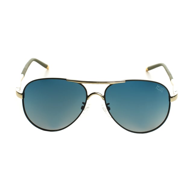 Must Have unisex zonnebril in aviatorstijl met gepolariseerde lenzen en UV-bescherming 400, ontworpen voor maximale oogbescherming en stijl.

 Met een robuust en elegant metalen montuur.

 UV 400 gepolariseerde lenzen blokkeren 100% van de UVA- en UVB-stralen, verminderen schittering en zorgen voor helderder, comfortabeler zicht.

 In het ontwerp is het merklogo gegraveerd op de veren en discreet op een van de lenzen, wat de authenticiteit en het onderscheidende karakter benadrukt.

 Ze worden geleverd met een zacht reinigingsdoekje om je lenzen brandschoon te houden en een beschermhoesje om ze veilig in op te bergen.

 Deze bril past perfect bij elke look en is ideaal voor wie op zoek is naar bescherming en stijl in één.
 Afmetingen: Lens hoogte: 50 mm, Lens breedte: 58 mm, Brug: 13 mm, Tempels: 140 mm
 Samenstelling: Metaal
 Onderhoud:
- Alleen wassen met water of, indien nodig, een milde zeep.
 - Droog met een zachte doek om krassen te voorkomen.
 - Vermijd contact met ruwe oppervlakken of schurende vloeistoffen.