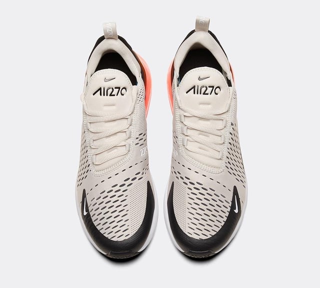Nike air max 27 black light bone hot punch sales