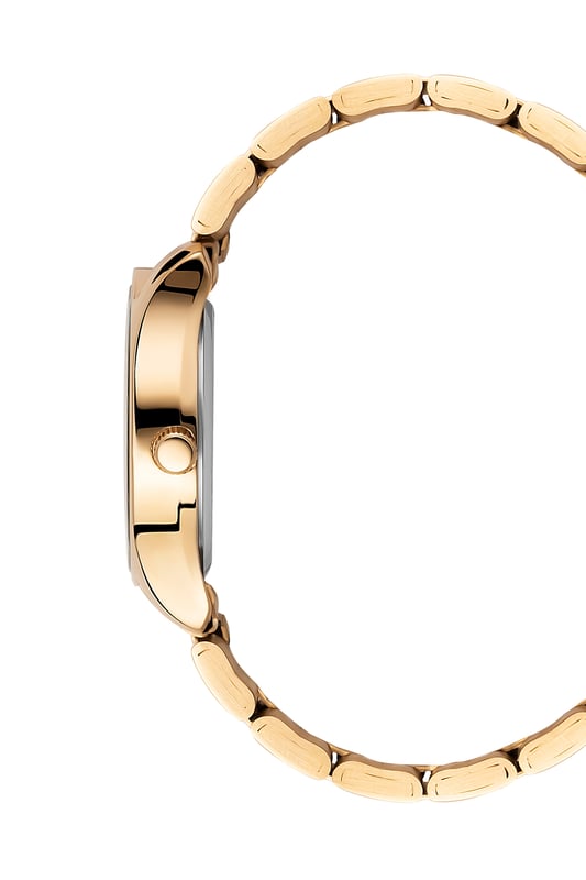 This Orphelia Fashion Oxford Analogue Watch for Women is the perfect timepiece to wear or to gift. It's Gold 30 mm Round case combined with the comfortable Gold Stainless steel watch band will ensure you enjoy this stunning timepiece without any compromise. Operated by a high quality Quartz movement and water resistant to 3 bars, your watch will keep ticking. REFIND DESIGN: Orphelia Fashion Analogue watch with a Miyota Japanese Quartz movement will provide you with a great feeling. It's an amazing gift for your relatives and friends PREMIUM QUALITY: By using high-quality materials  Glass: Mineral Glass  Case material: Stainless steel  Bracelet material: Stainless steel- Water resistant: 3 bars COMPACT SIZE: Case diameter: 30 mm  Height: 8 mm  Strap- Length: 19 cm  Width: 13 mm. Due to this practical handy size  the watch is absolutely for everyday use-Weight: 55 g